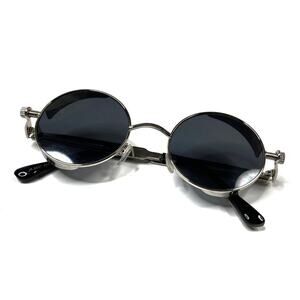 Steampunk Round Frame Retro Sunglasses